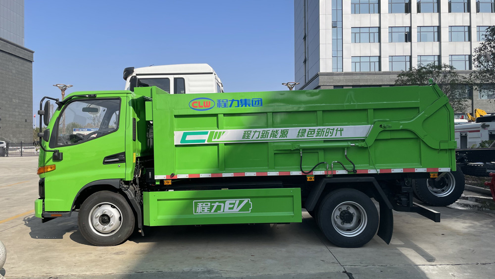 江淮駿鈴純電動廂式垃圾運輸車圖片3